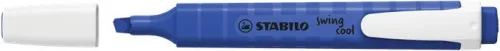 Szövegkiemelő, 1-4 mm, STABILO "Swing Cool NatureCOLORS Wildflowers", ultramarinkék