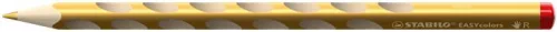 Színes ceruza, háromszögletű, jobbkezes, vastag, STABILO "EASYcolors", arany