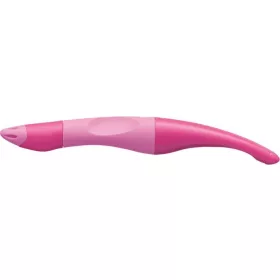   Rollertoll, 0,5 mm, jobbkezes, rózsaszín tolltest, STABILO "EASYoriginal Start", kék