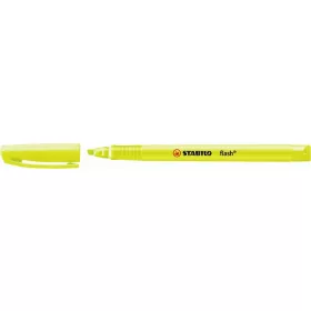 Szövegkiemelő, 1-3,5 mm, STABILO "Flash", sárga