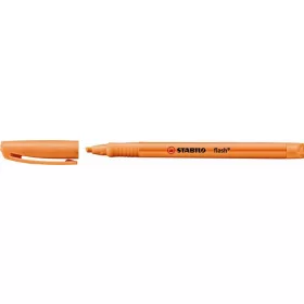   Szövegkiemelő, 1-3,5 mm, STABILO "Flash", narancssárga