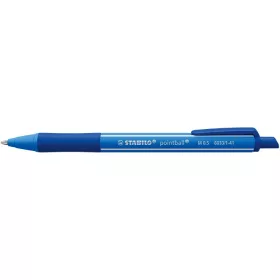   Golyóstoll, 0,5 mm, nyomógombos, STABILO "Pointball Colorful" ultramarinkék