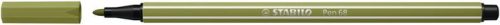 Rostirón, 1 mm, STABILO "Pen 68", sárzöld