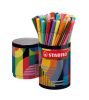 Rostirón készlet, hengeres fém doboz, 1 mm, STABILO "Pen 68 ARTY", 45 különböző szín
