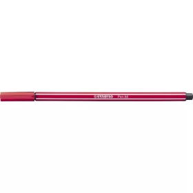 Filctoll, 1 mm, STABILO "Pen 68", sötétpiros