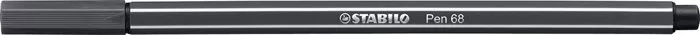 Filctoll, 1 mm, STABILO "Pen 68", mély szürke