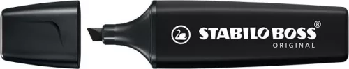 Szövegkiemelő, marker, 2-5 mm, STABILO "BOSS original NatureCOLORS", fekete