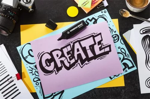 Szövegkiemelő, marker, 2-5 mm, STABILO "BOSS original NatureCOLORS", fekete