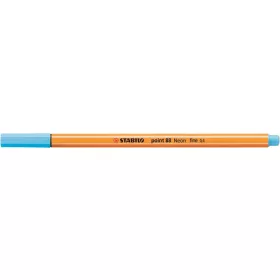 Tűfilc, 0,4 mm, STABILO "Point 88", neon kék