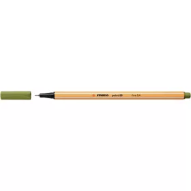 Tűfilc, 0,4 mm, STABILO "Point 88", sárzöld