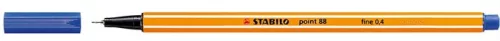 Tűfilc, 0,4 mm, STABILO "Point 88", kék