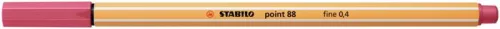 Tűfilc, 0,4 mm, STABILO "Point 88", eperpiros