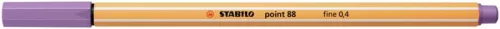Tűfilc, 0,4 mm, STABILO "Point 88", szürkéslila