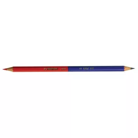   Postairón, hatszögletű, STABILO "979/815", piros-kék