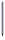 Ceruza, metál sötét lila, tanzanite lila SWAROVSKI® kristállyal, 14 cm, ART CRYSTELLA®
