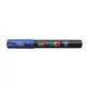 Dekormarker, 0,7-1,0 mm, UNI "Posca PC-1M", kék