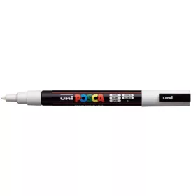 Dekormarker, 0,9-1,3 mm, UNI "Posca PC-3M", fehér