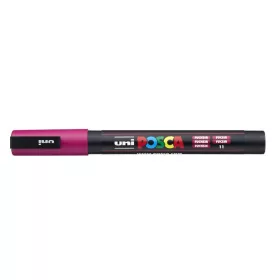   Dekormarker, 0,9-1,3 mm, UNI "Posca PC-3M", fukszia