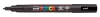 Dekormarker, 0,9-1,3 mm, UNI "Posca PC-3M", fekete