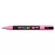 Dekormarker, 0,9-1,3 mm, UNI "Posca PC-3M", rózsaszín