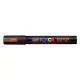 Dekormarker, 1,8-2,5 mm, UNI "Posca PC-5M", bronz
