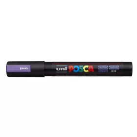   Dekormarker, 1,8-2,5 mm, UNI "Posca PC-5M", metállila