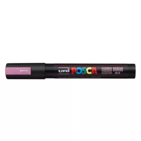   Dekormarker, 1,8-2,5 mm, UNI "Posca PC-5M", metálrózsaszín