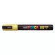 Dekormarker, 1,8-2,5 mm, UNI "Posca PC-5M", sárga