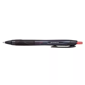   Golyóstoll, 0,35 mm, nyomógombos, fekete tolltest, UNI "SXN-157S Jetstream Sport Eco", piros