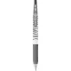 Zseléstoll, 0,33 mm, nyomógombos, csíkos test, ZEBRA "Sarasa Clip Pastel", pasztellfekete