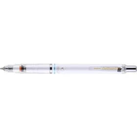 Nyomósirón, 0,5 mm, ZEBRA "DelGuard", fehér