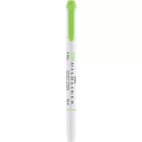   Szövegkiemelő, 1,0/3,5 mm, kétvégű ZEBRA "Mildliner Cool & Refined" zöld