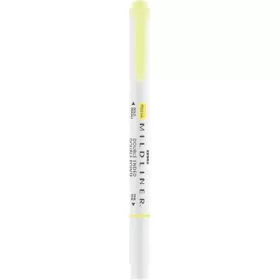   Szövegkiemelő, 1,0/3,5 mm, kétvégű, ZEBRA "Mildliner Fluorescent", sárga