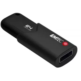   Pendrive, 64GB, USB 3.2, titkosított, EMTEC "B120 Click Secure"
