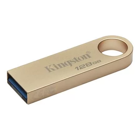 Pendrive, 128GB, USB 3.2 Gen1, KINGSTON "DataTraveler SE9 G3", arany