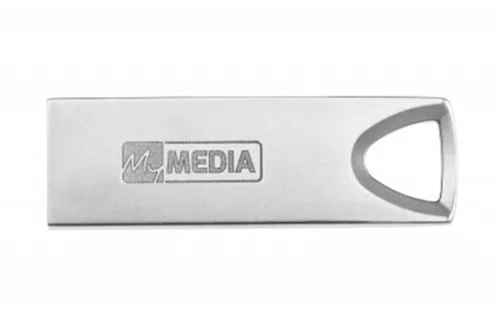 Pendrive, 16GB, USB 2.0, alumínium ház, MYMEDIA "Alu" (by VERBATIM)
