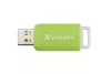 Pendrive, 32GB, USB 2.0, VERBATIM "Databar", zöld