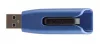 Pendrive, 32GB, USB 3.2, 175/80 MB/s, VERBATIM "V3 MAX", kék-fekete
