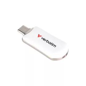   Pendrive, 512GB, USB-C 3.2 Gen1, VERBATIM "Plectra", fehér