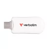Pendrive, 512GB, USB-C 3.2 Gen1, VERBATIM "Plectra", fehér