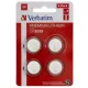 Gombelem, CR2025, 4 db, VERBATIM "Premium"