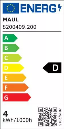 Asztali lámpa, LED MAUL "Arc", fehér