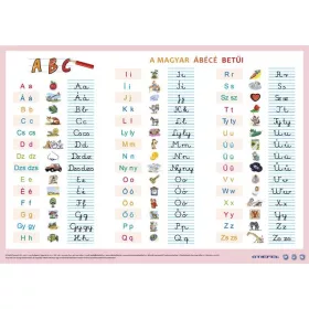   Könyökalátét, kétoldalas, A3, STIEFEL "A magyar ábécé betűi"