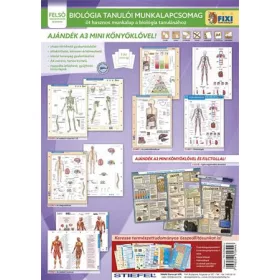   Tanulói munkalap csomag, 5 munkalap, 1 alátét, filc, STIEFEL "Biológia"