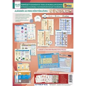   Tanulói munkalap csomag, 5 munkalap, 1 alátét, filc, STIEFEL "Természettudomány"