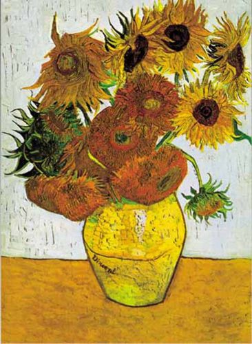 Van Gogh - Napraforgók, 1000 db (561740) Van Gogh -  Sonnenblumen Mûvészeti kirakó