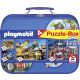 Playmobil 2x60, 2x100 db Puzzle Box - Fém kofferben (55599)