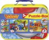 Benjamin az Elefánt 2x26, 2x48 db Puzzle Box - Fém kofferben (55594) Benjamin the Elephant puzzle-box