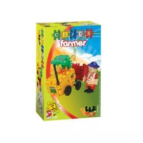   Clics Traktor farmerrel (CC017) Farmer with tractor Clics építõjáték
