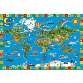   Legyûgözõ világunk, 200 db (56118) Deine bunte Erde / Your amazing world
